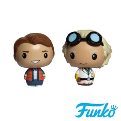 Komplet 2 figurki Marty McFly Doc Brown Funko Science Fiction Pint Size Heroes